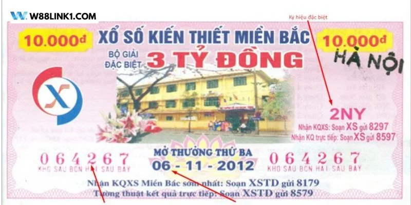 Cách dò vé số cần chú ý tới thông tin trên tờ vé.